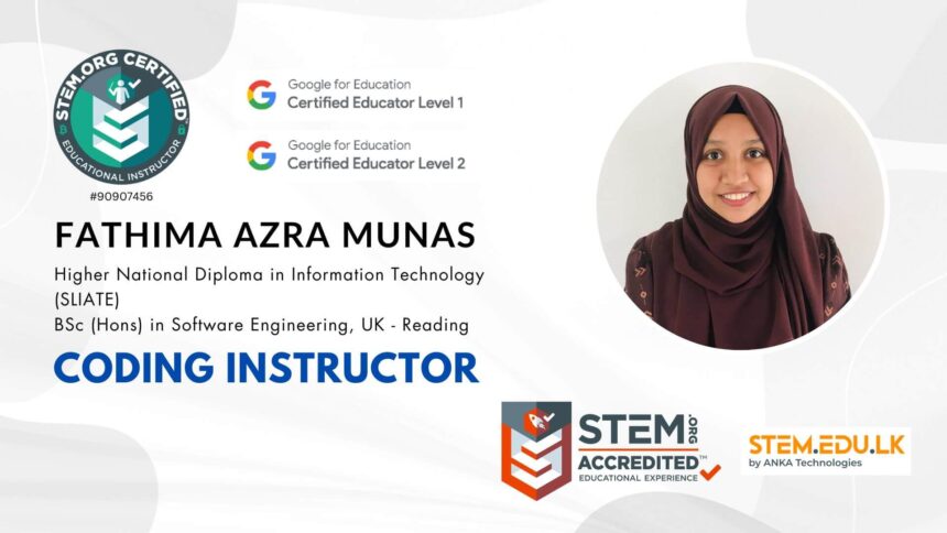 STEM Certification for Teachers STEM EDU LK by ANKA Technologies